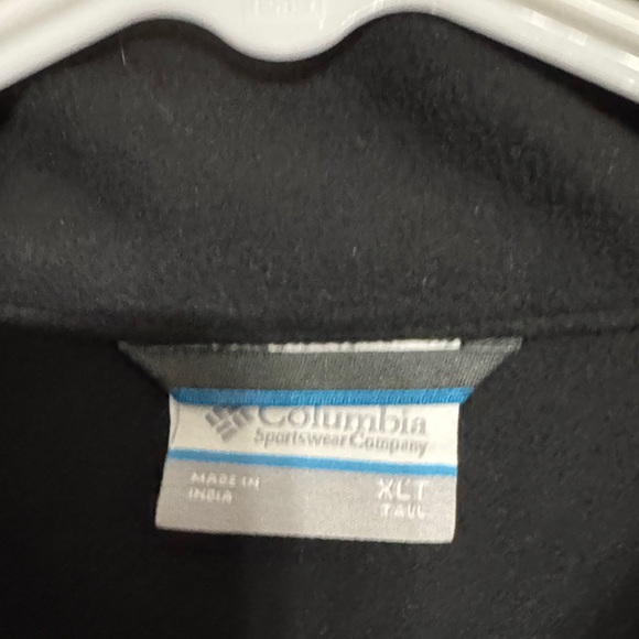 Columbia Men's Black Performance Jacket with Blue Trim. XLT - Picture 3 of 10